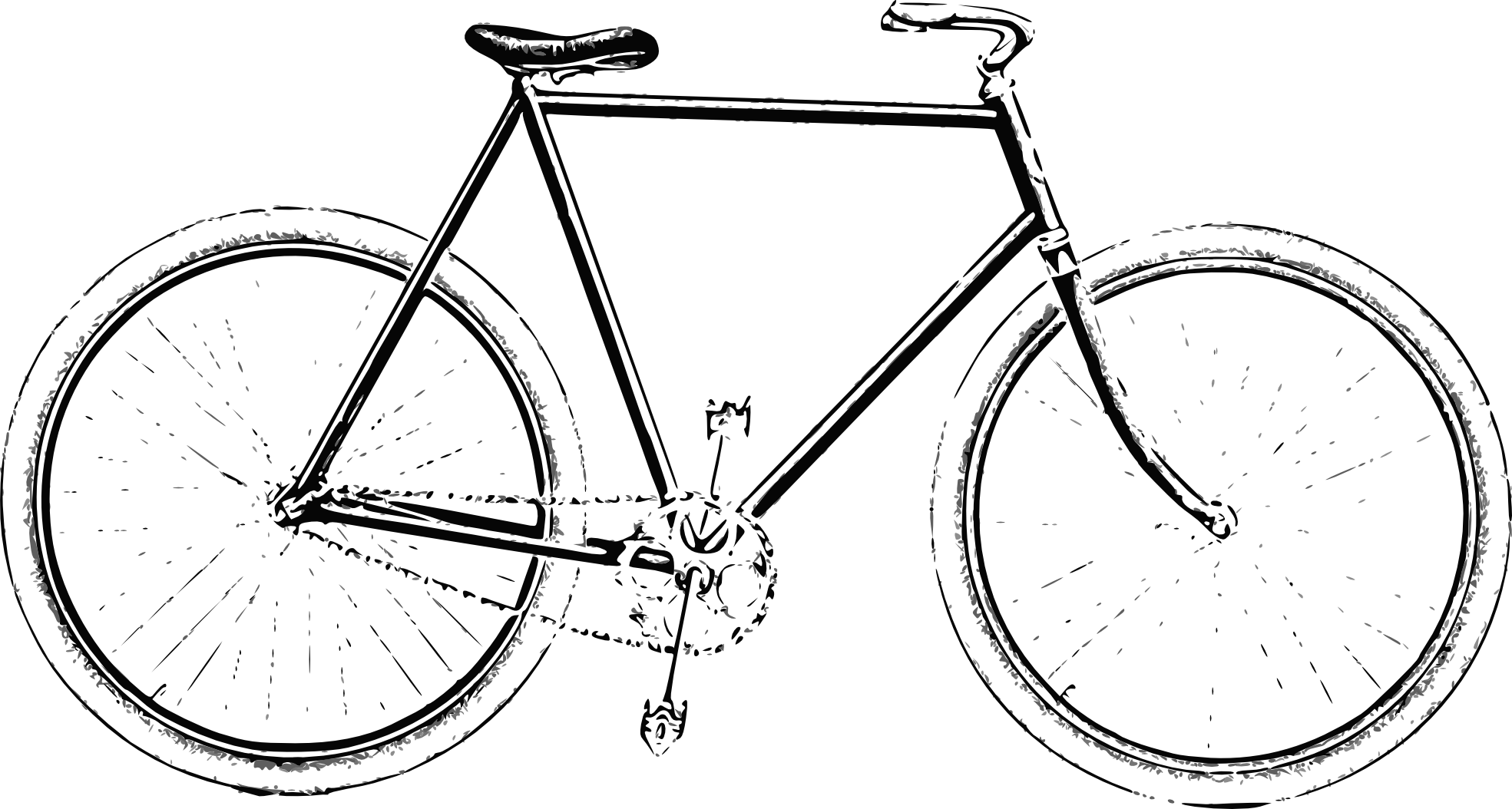Bicycle Line Drawing - ClipArt Best