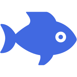 Royal blue fish 2 icon - Free royal blue fish icons