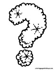 Coloring Pages Question mark - Allcolored.com