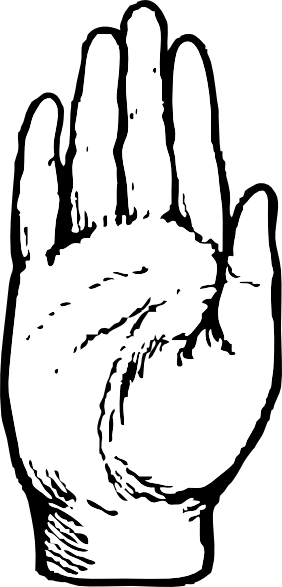 Open Palm Clipart