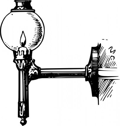 Antique Street Lamp Clipart