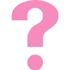 Pink Question Mark Clip Art