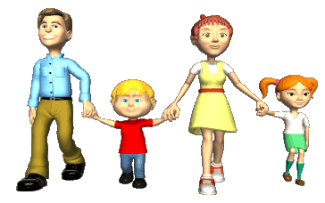 Animated Family Clipart