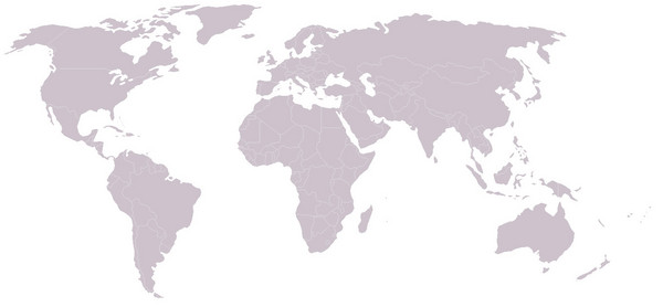 Sextape Nicki Minaj: blank world map with countries