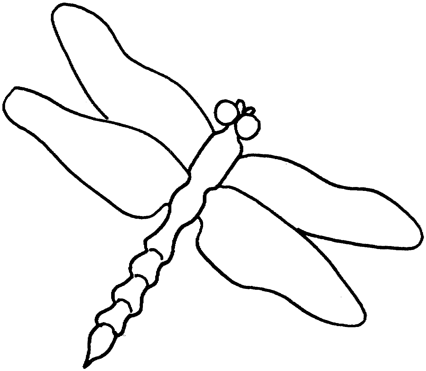 Picture Of Dragonfly Coloring Online | Super Coloring