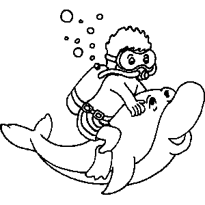 Diving Sport Coloring Page Swimming Pages