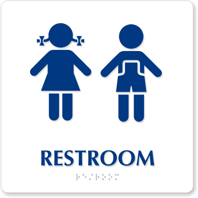 Bathroom Sign People - ClipArt Best