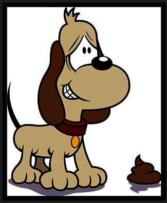 Dog poop clip art 2