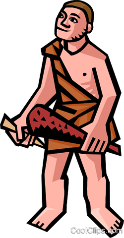 Stone age clip art