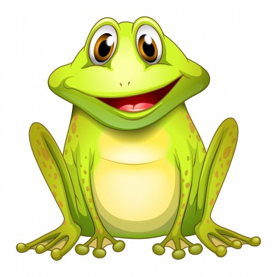 Green Frog Cartoon