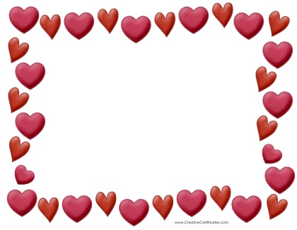 Printable Heart Borders  ClipArt Best