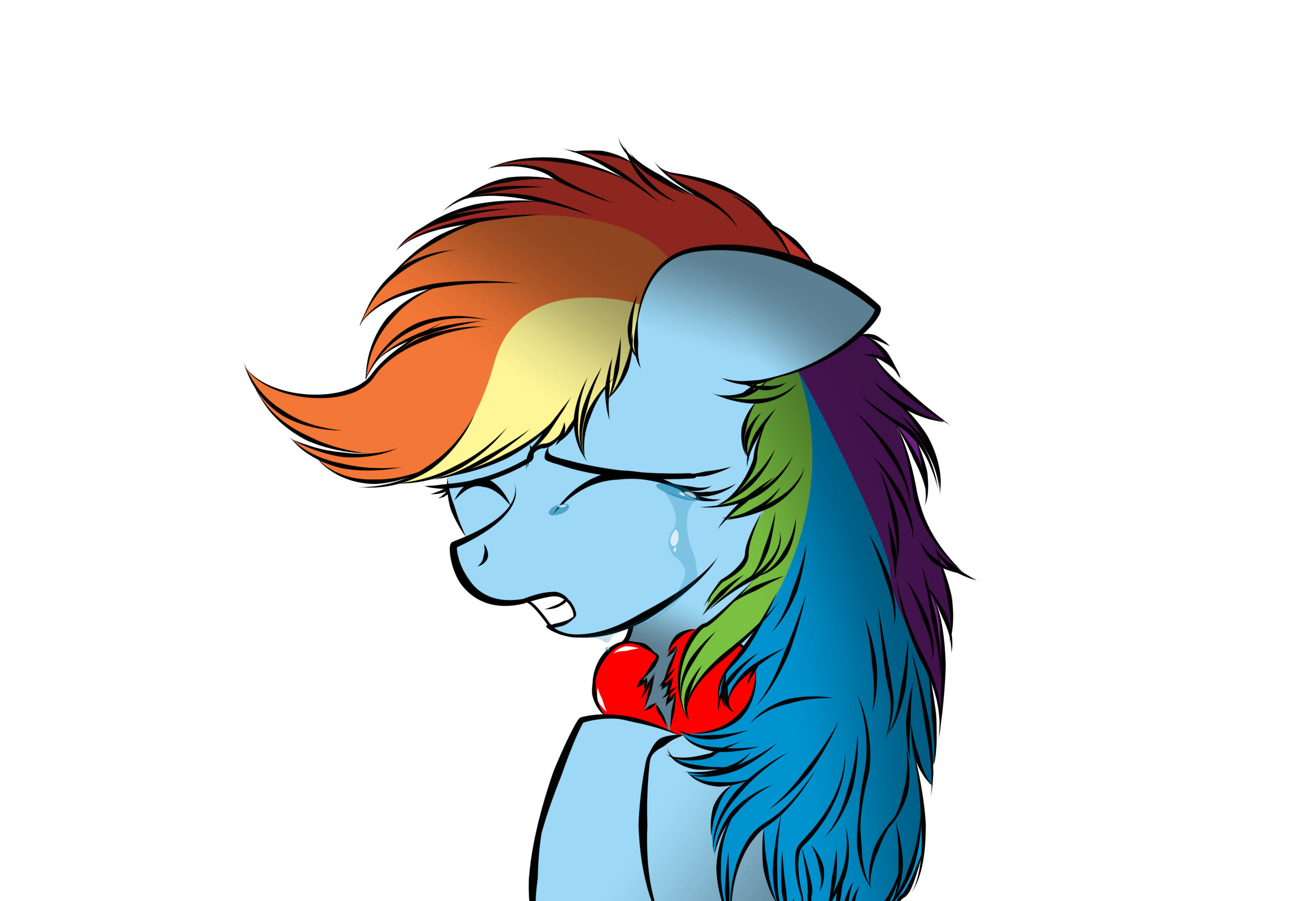 Rainbow Dash broken heart by V-D-K on DeviantArt