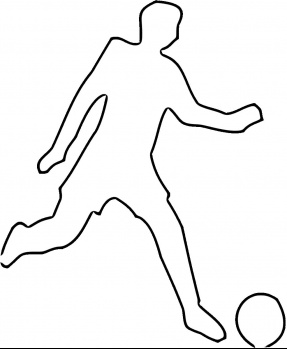 Football Player Outline
