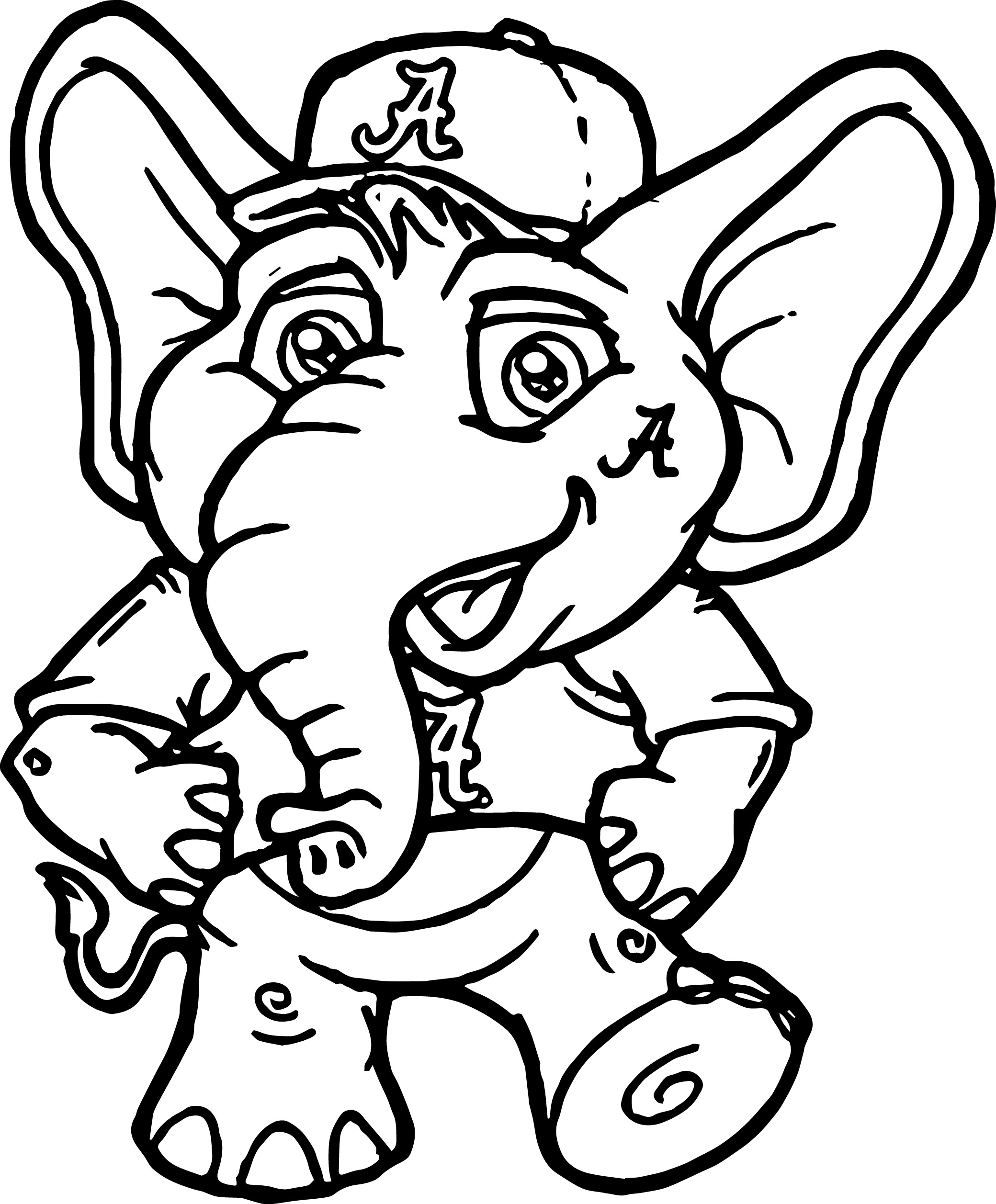 Alabama Football Coloring Pages | Wecoloringpage