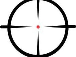 musical symbol resembling a set of crosshairs