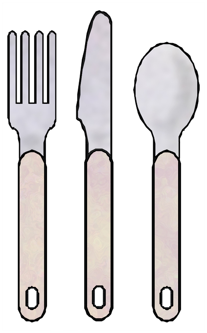 Clipart knife fork and spoon