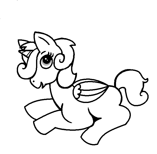 Pony Outline 5 by Pony-Paradice on DeviantArt