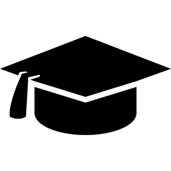 Graduation hat and diploma Icons | Free Download