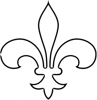 Fleur De Lis Coloring Pages - ClipArt Best