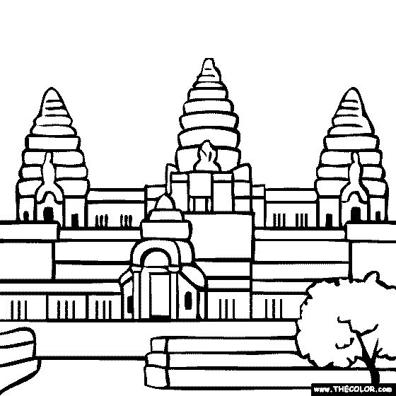 Buddhists, Coloring and Hindus