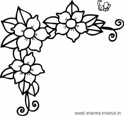 Coloring, Flower and Flower coloring pages