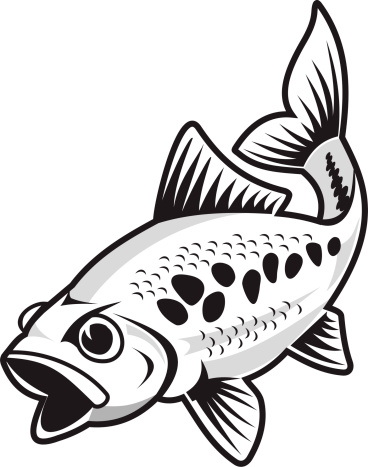 Cartoon Of The Big Trout Clip Art, Vector Images & Illustrations ...