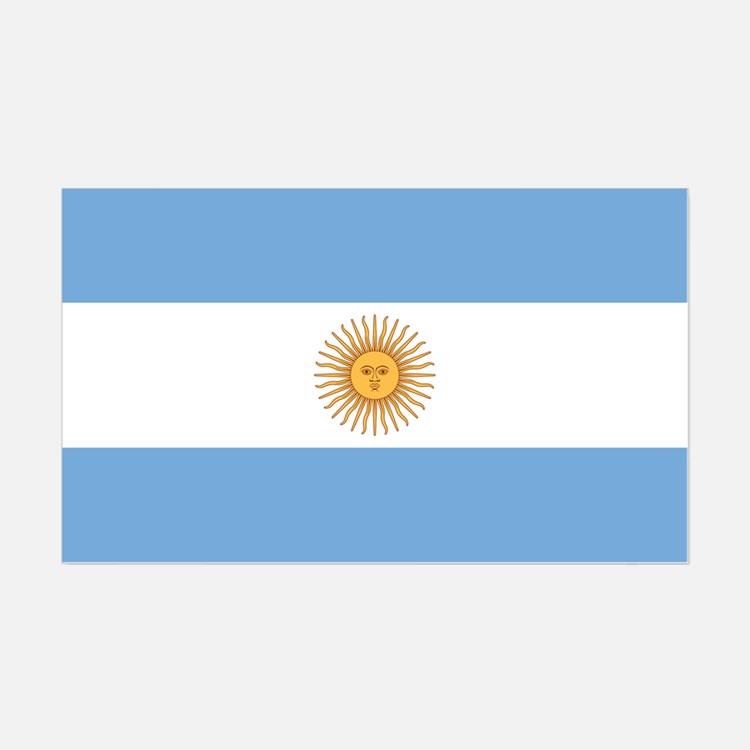 Bandera Argentina Stickers | Bandera Argentina Sticker Designs ...