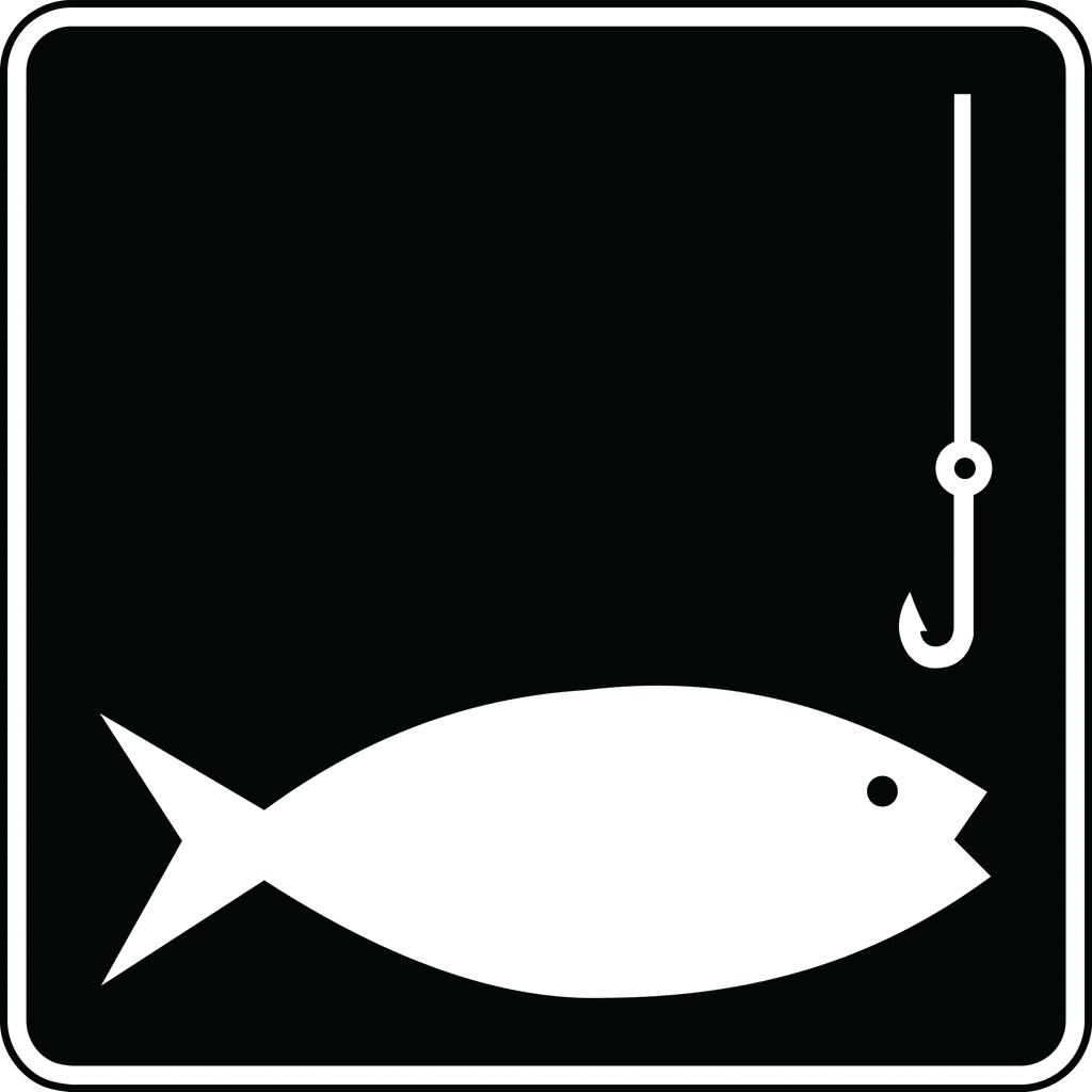 Fishing hook clipart free