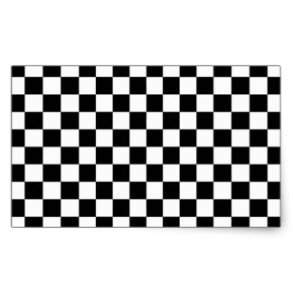 Checkered Pattern Stickers | Zazzle