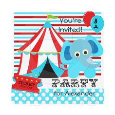 Carnival invitations, Vintage and Free thank you cards