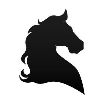 Horse head clipart silhouette