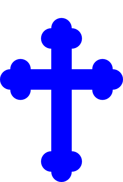 Blue Cross clip art - vector clip art online, royalty free ...