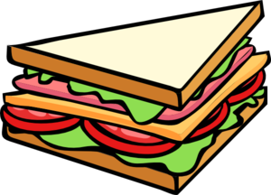 Sandwich Half Clip Art - vector clip art online ...