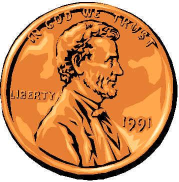 16+ Penny Coin Clip Art