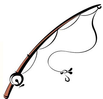 Fishing pole clipart