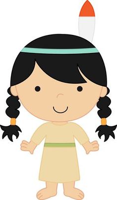 Indian kid clipart