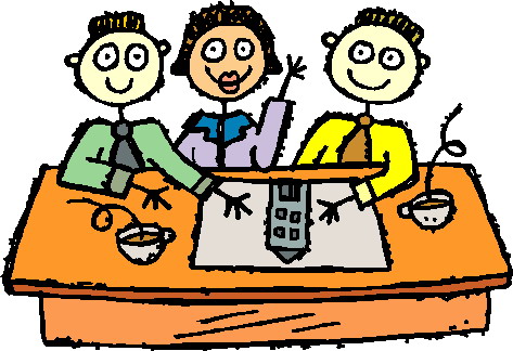 School office staff clipart