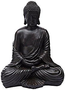 Amazon.com: Oriental Furniture 17" Japanese Sitting Buddha Statue ...