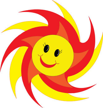 Sun Smiley Face Clipart