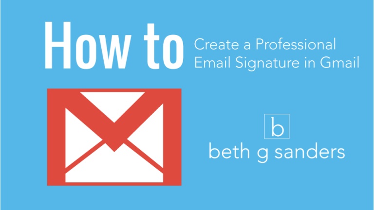 How to Create a Professional Email Signature in Gmail