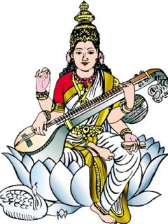 Download Saraswati Devi wallpapers to your cell phone - godsess ...