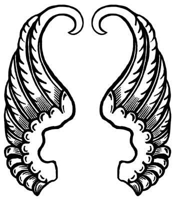 Angel Wings Coloring Pages - ClipArt Best