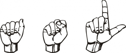 American Sign Language Clip Art - ClipArt Best