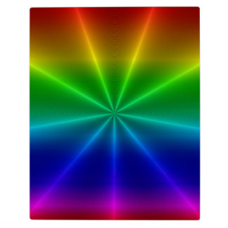 Rainbow Pattern Photo Plaques | Zazzle