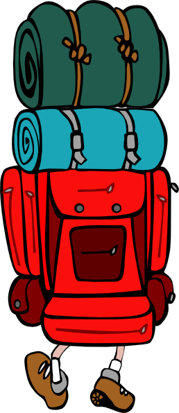 Backpack Clip Art - vector clip art online, royalty ...