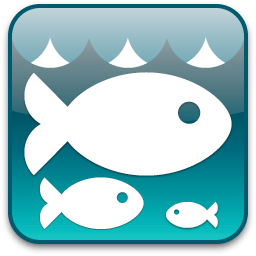 School of Fish icons, free icons in Twitter Land, (Icon Search Engine)