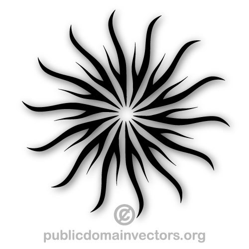 Tribal pattern vector clip art | Public domain vectors