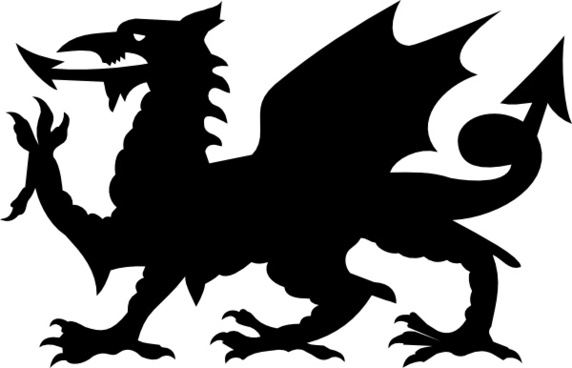 Wales flag clipart