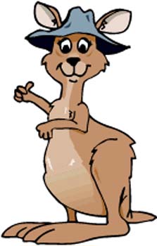 Baby Kangaroo Clipart