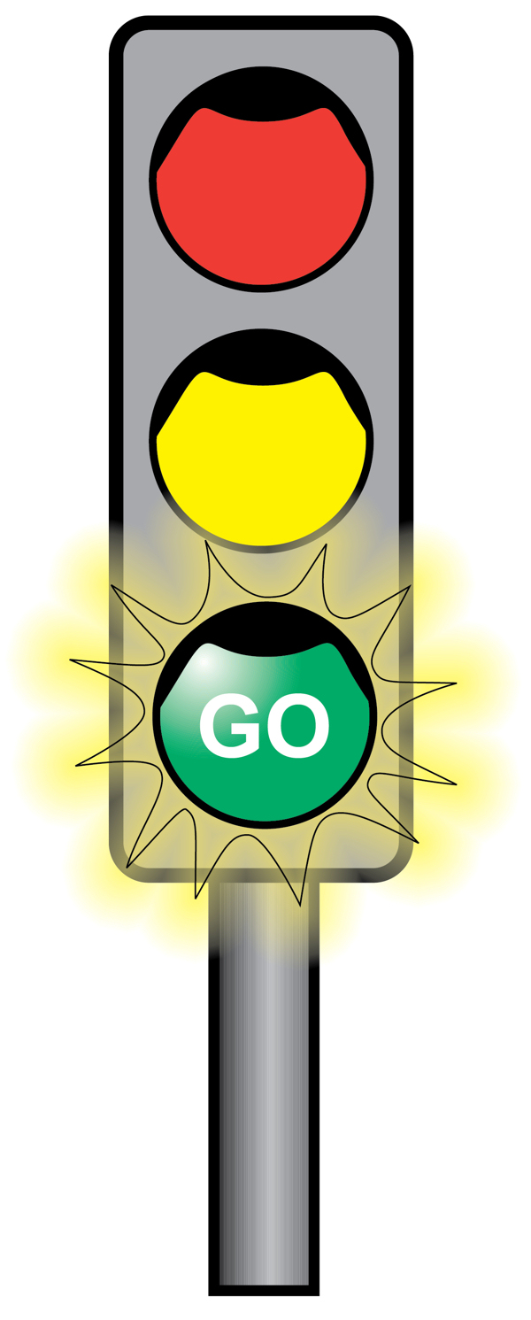 Stop light black and white traffic light clipart 2 image #27126